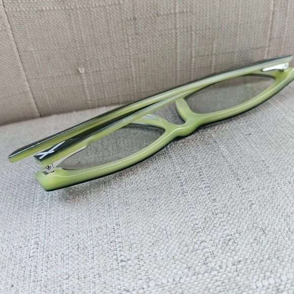 Zenni Optical Women Eyeglasses Frame Green Tone Eye Wear Glasses Frame only - Picture 4 of 9